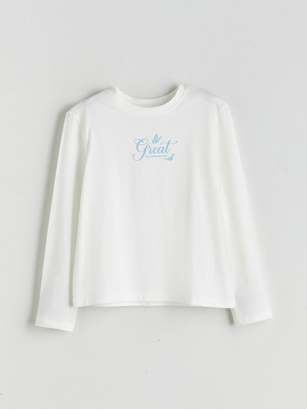 Crew Neck Girls' T-Shirt