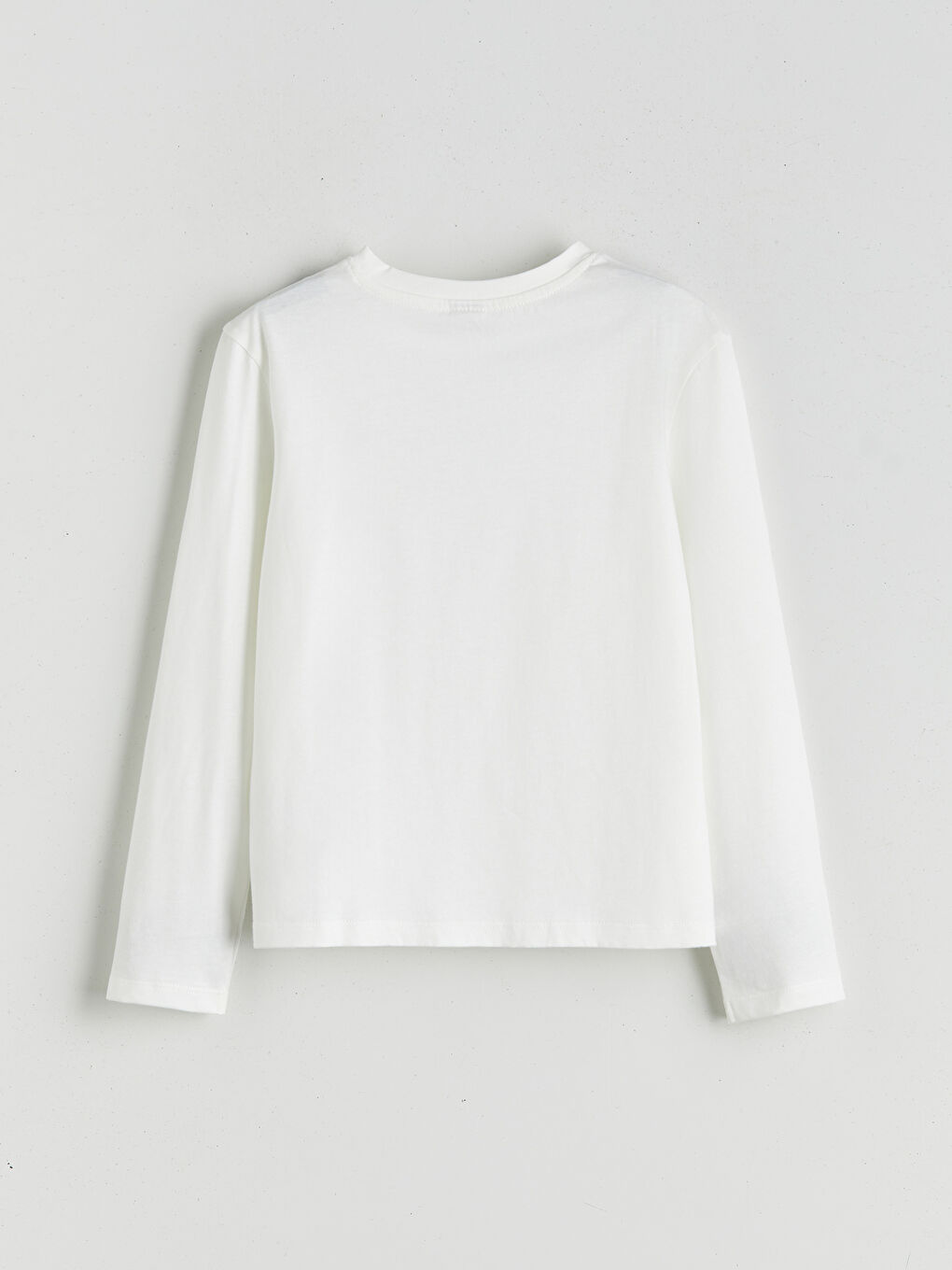 Crew Neck Girls' T-Shirt-1