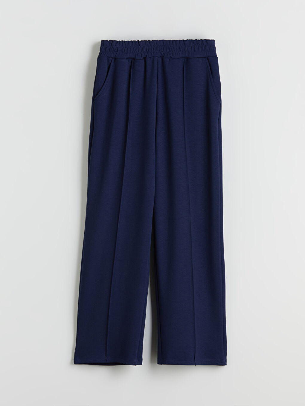 Lacivert Beli Lastikli Kadın Eşofman Altı-6