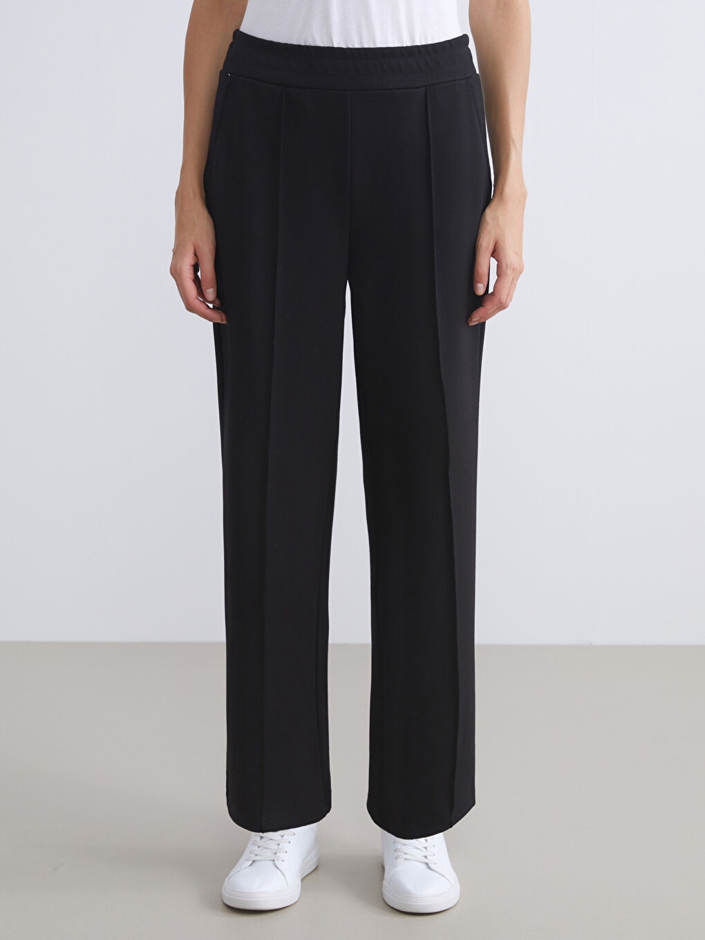 Women's Sweatpants with Elastic Waist-2