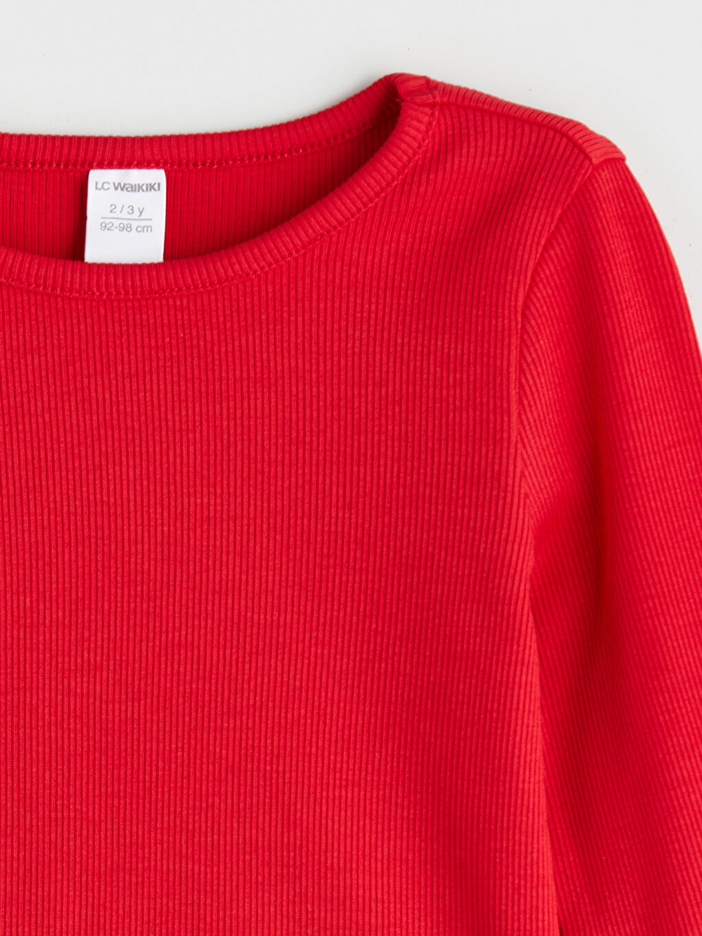 Crew Neck Girls' T-Shirt-1