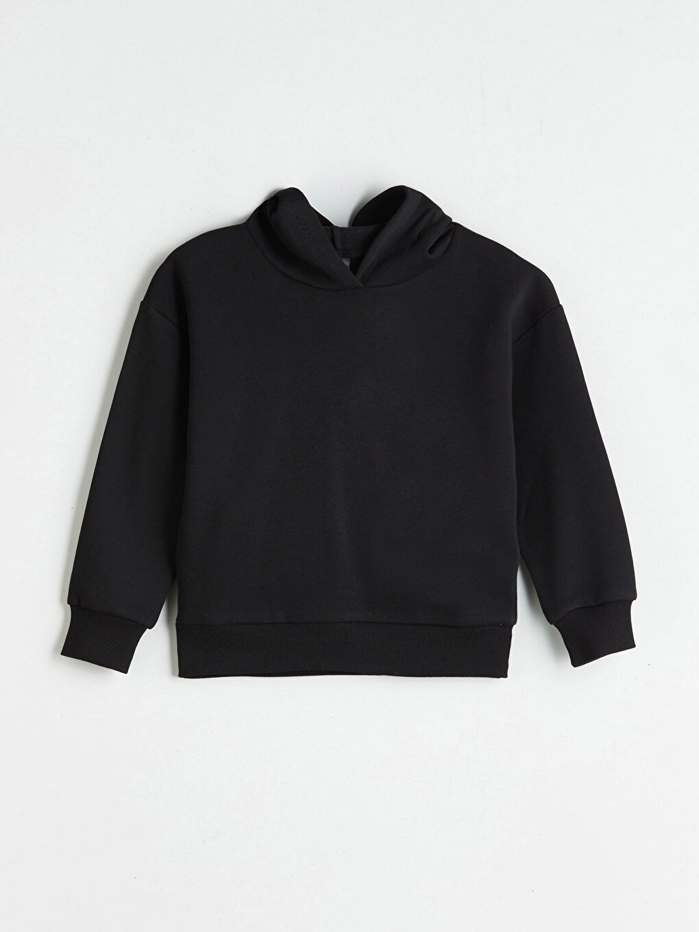 LCW ECO Hooded Basic Girls' Sweatshirt -W5FK13Z4-CVL