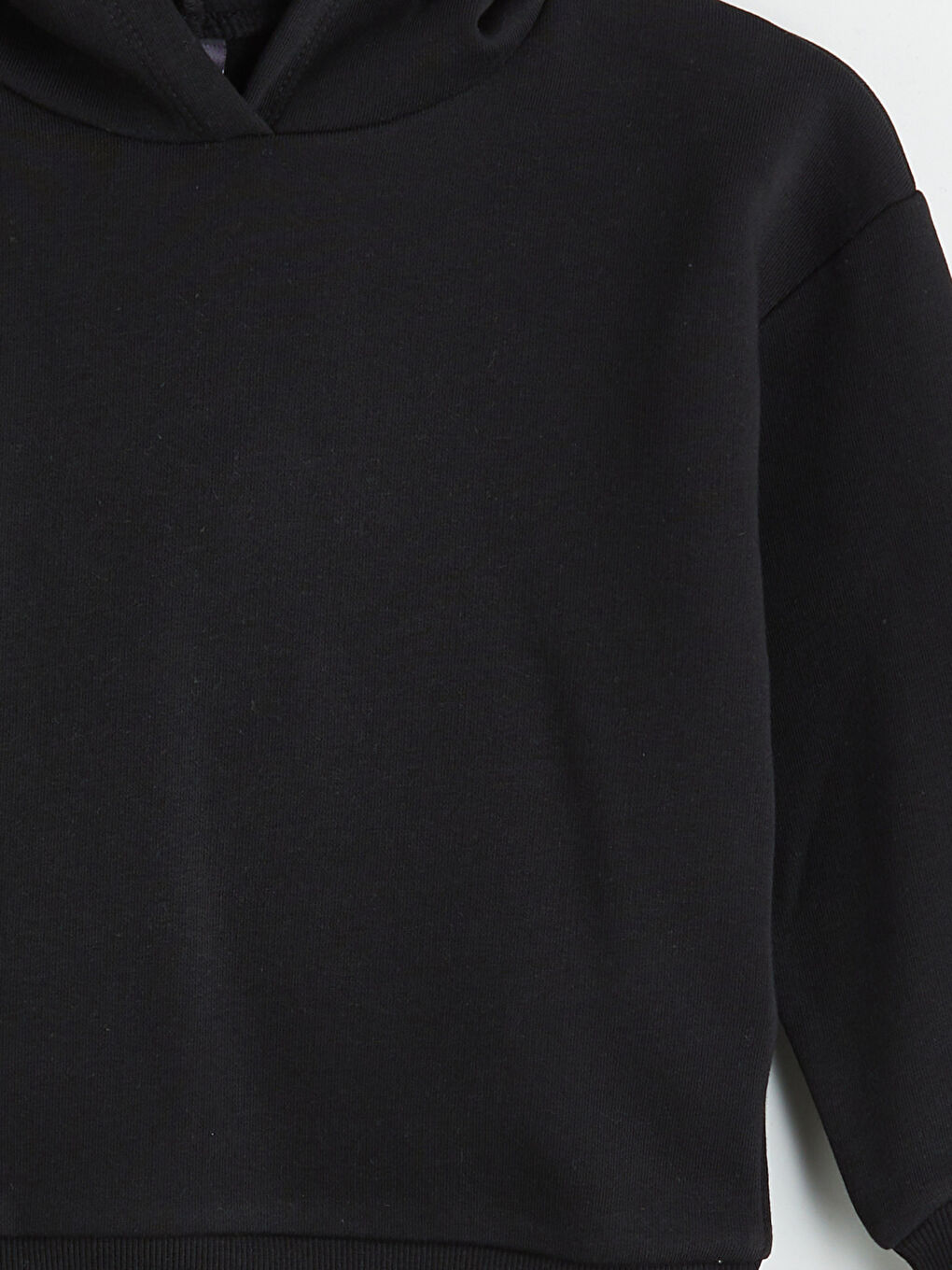 LCW ECO Hooded Basic Girls' Sweatshirt -W5FK13Z4-CVL