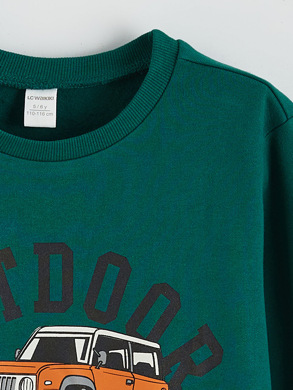 Printed Boys' Thick Sweatshirt-2