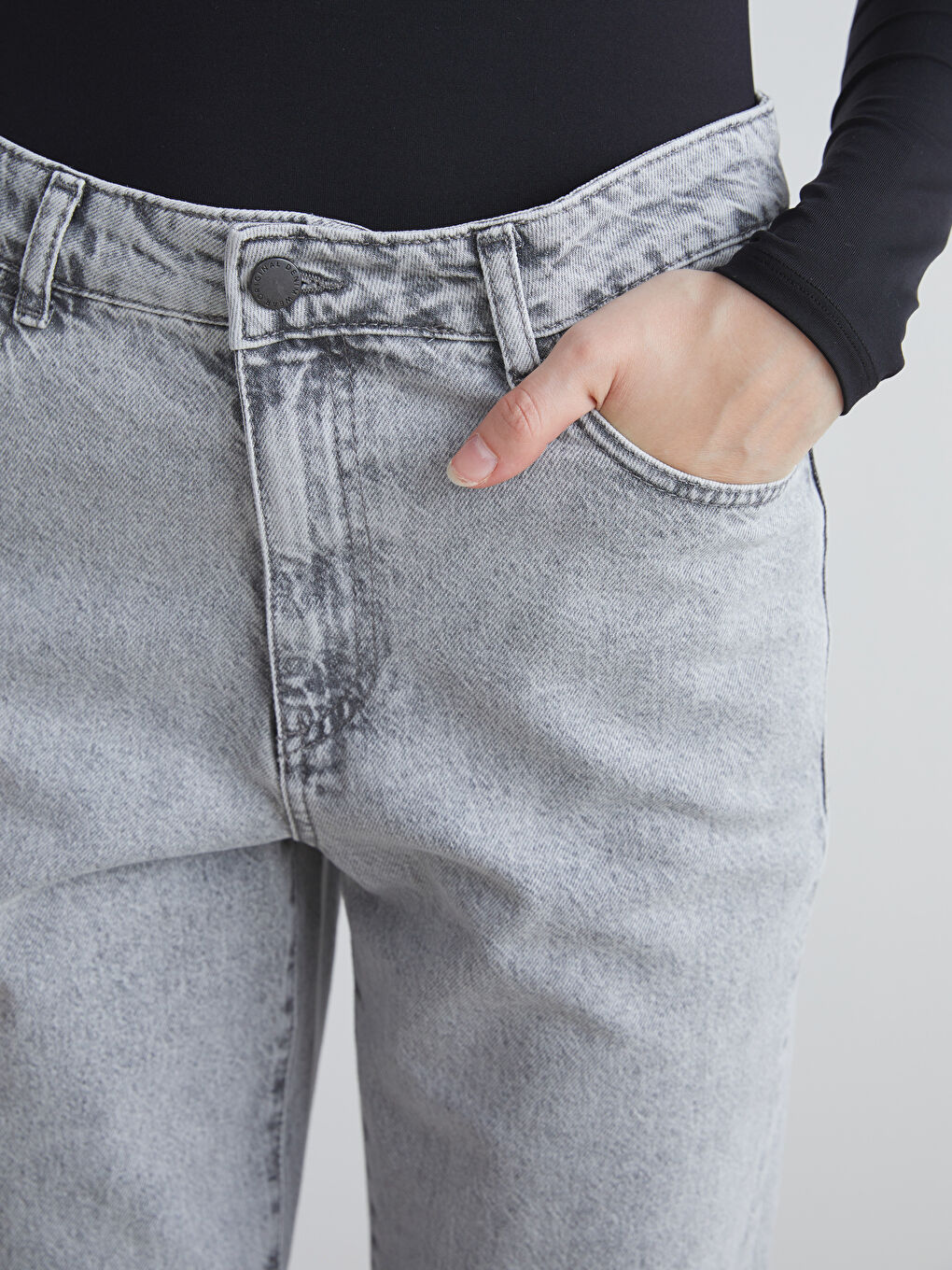 LCW Jeans Wideleg Women's Jeans -W5FK71Z8-GRD