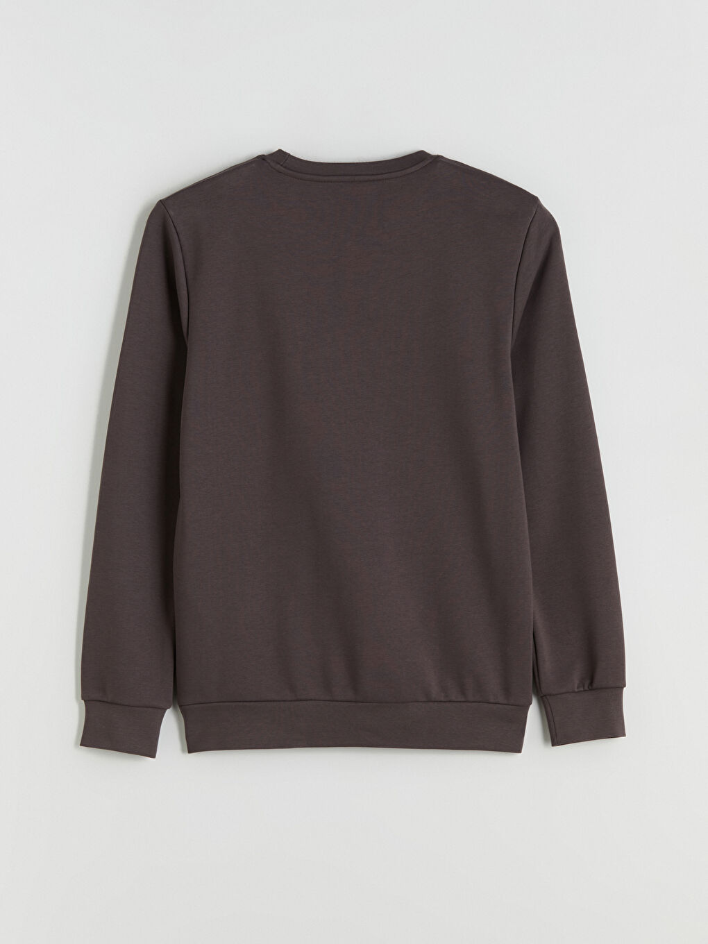 Crew Neck Printed Men's Thick Sweatshirt-5