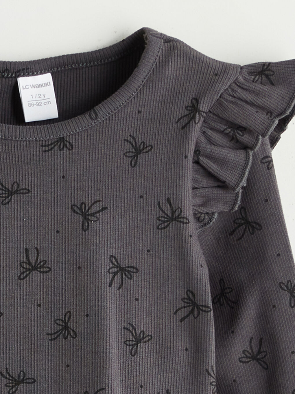 T-shirt imprimé à col rond pour Filles-1
