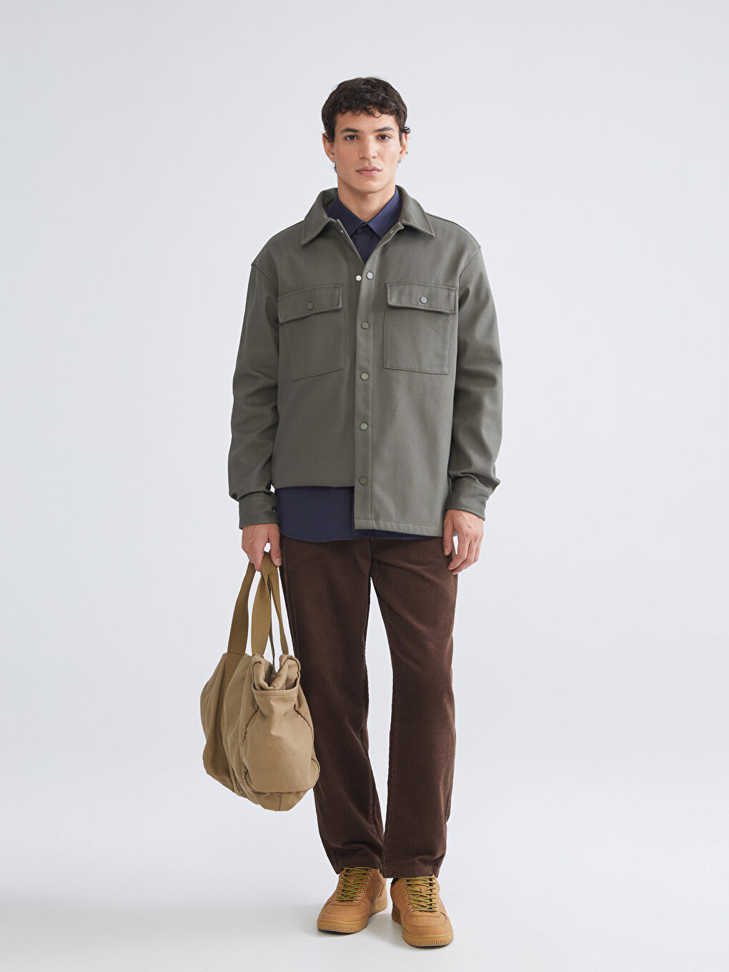 Casual Fit Men's Shirt Jacket-1