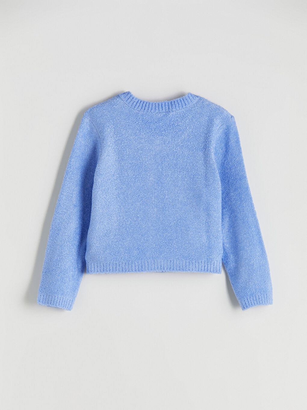 Crew Neck Girl Cardigan-2