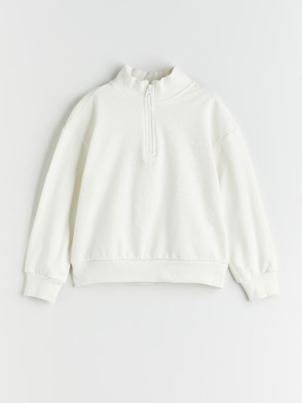 Свитшот для девочек с воротником-труба