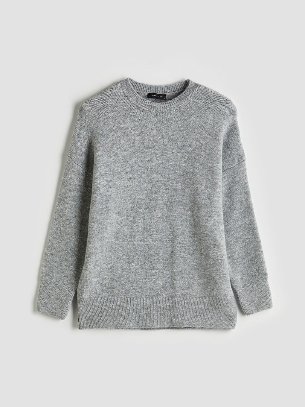 LCW Vision Crew Neck Oversize Women's Knitwear Sweater -W5FL52Z8-D3A