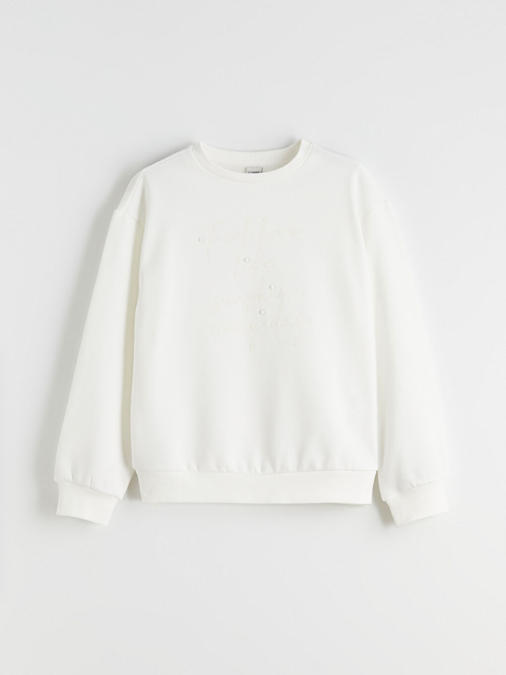 Девочки экрю Свитшот