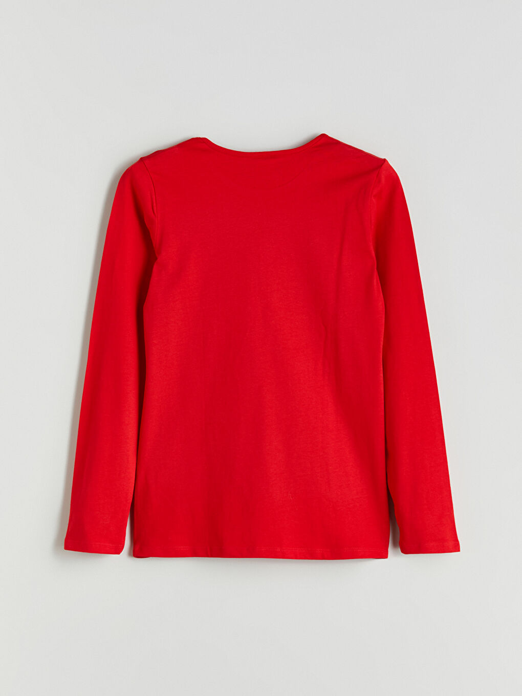 Crew Neck Printed Girls' Pyjama Set-3