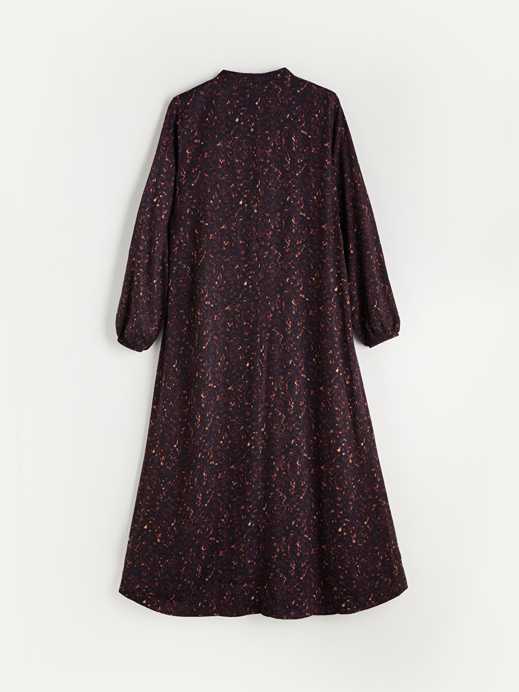 LCW Grace Crew Neck Patterned A-Line Dress -W5FL82Z8-LTQ