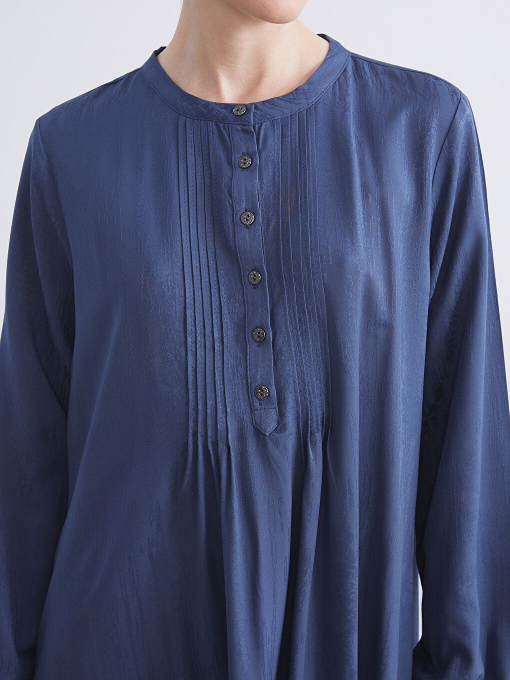Crew Neck A-Line Dress-2