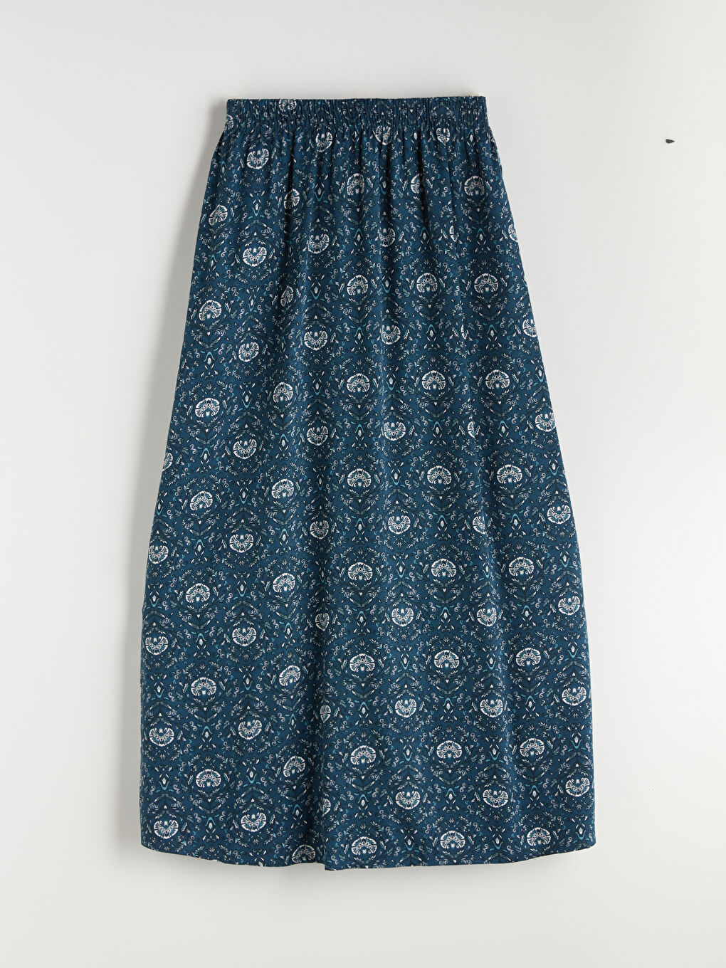 LCW Grace Elasticated Waist Patterned A-Line Skirt -W5FL88Z8-LSH