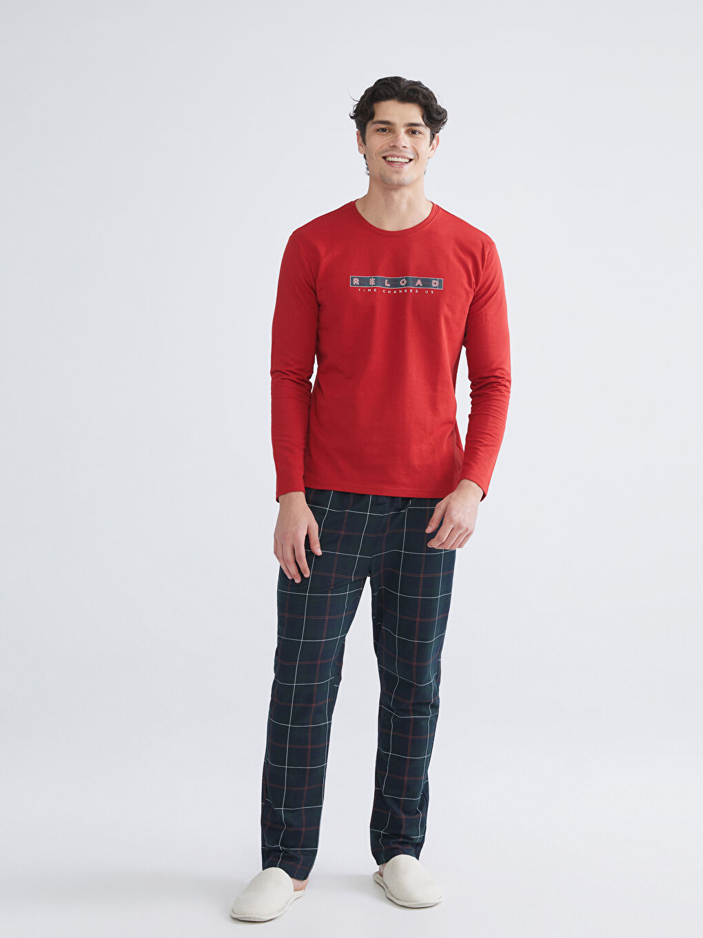 Regular Fit Men's Pyjama Set