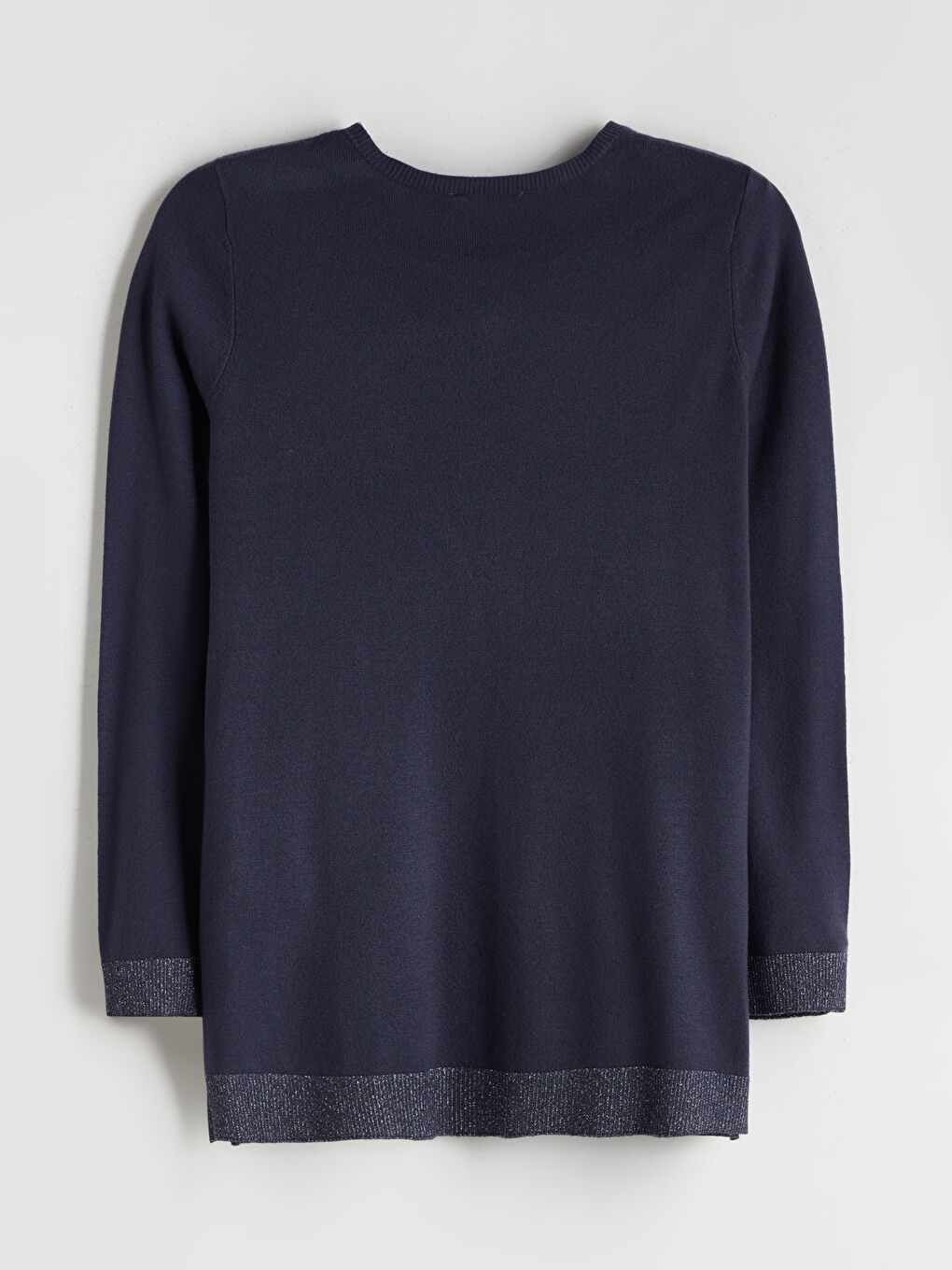 Crew Neck Patterned Women's Knitwear Sweater-1