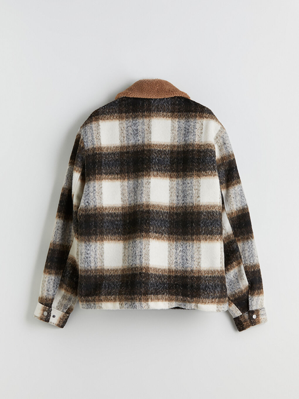 Men's Cashmere Coat with Fur Collar in a Regular Fit-7