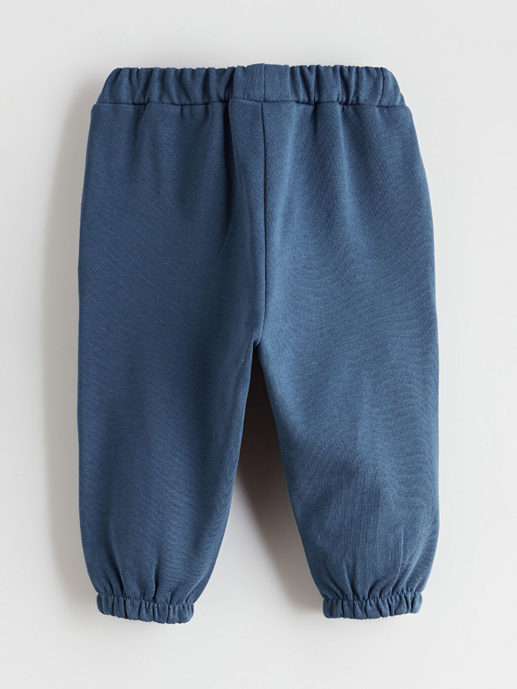 Mavi Beli Lastikli Erkek Bebek Jogger Eşofman Alt-1