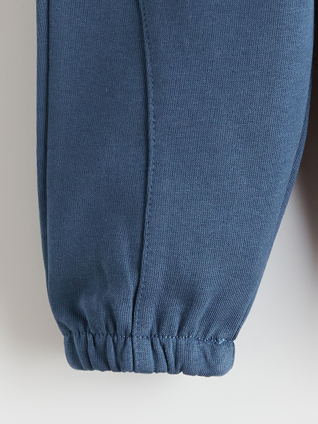 Mavi Beli Lastikli Erkek Bebek Jogger Eşofman Alt-2