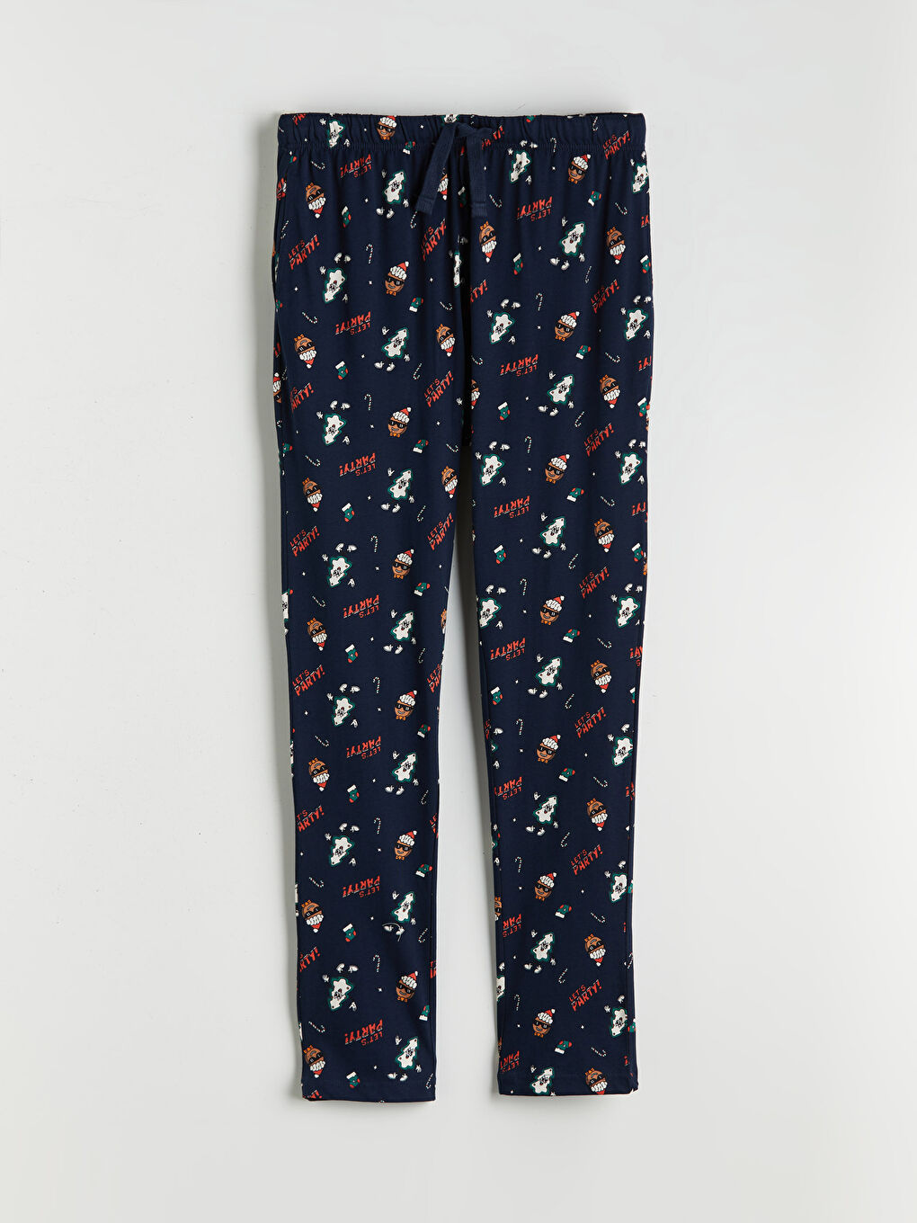 Standard Fit New Year Themed Men's Pyjama Set-7