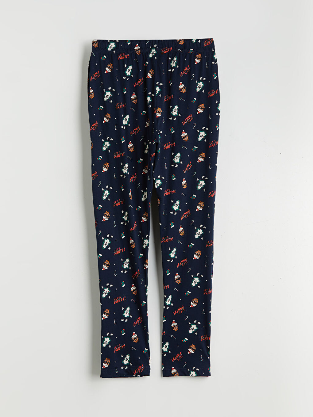 Standard Fit New Year Themed Men's Pyjama Set-8