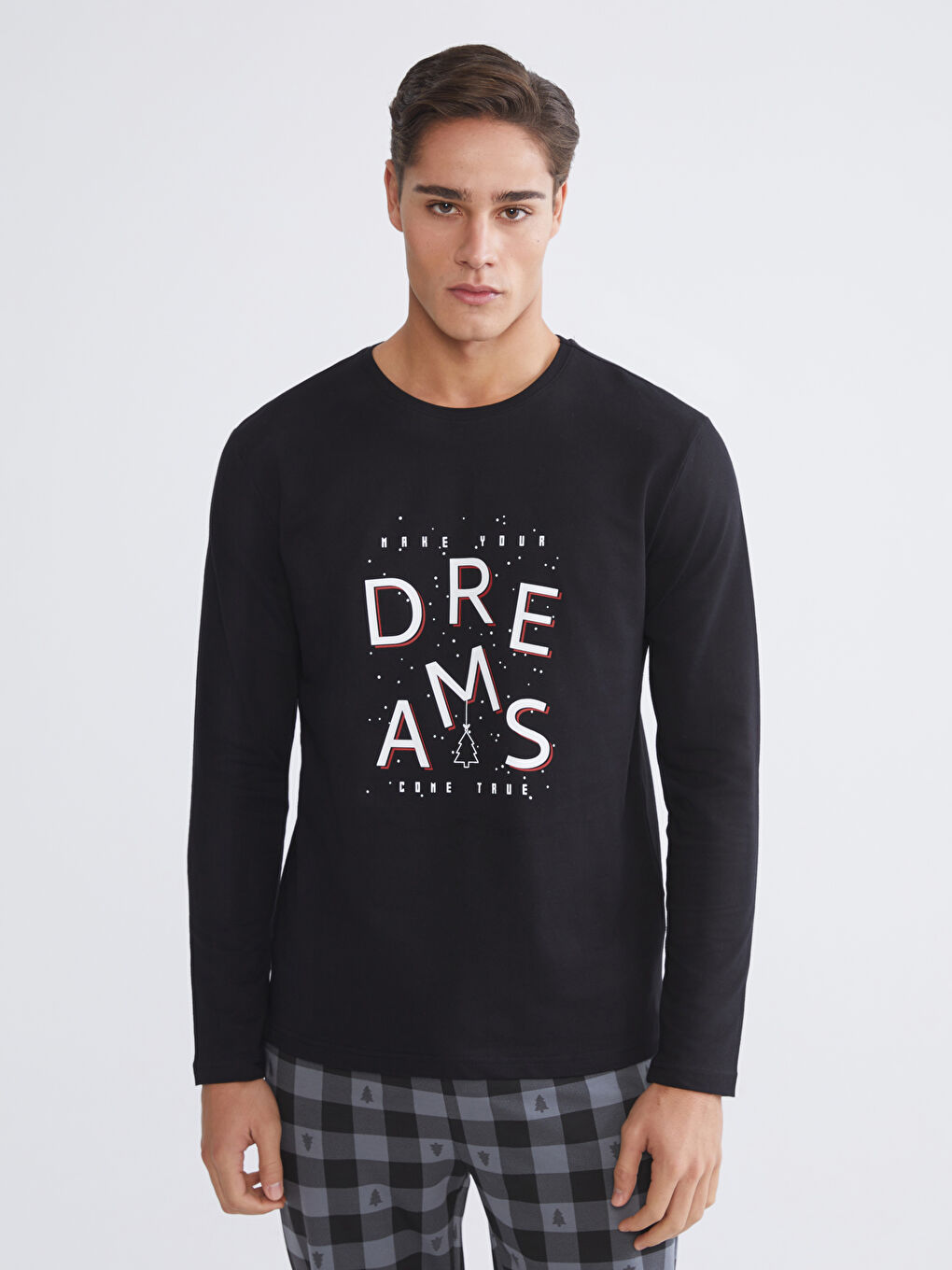 Regular Fit Men's Pyjama Set-1