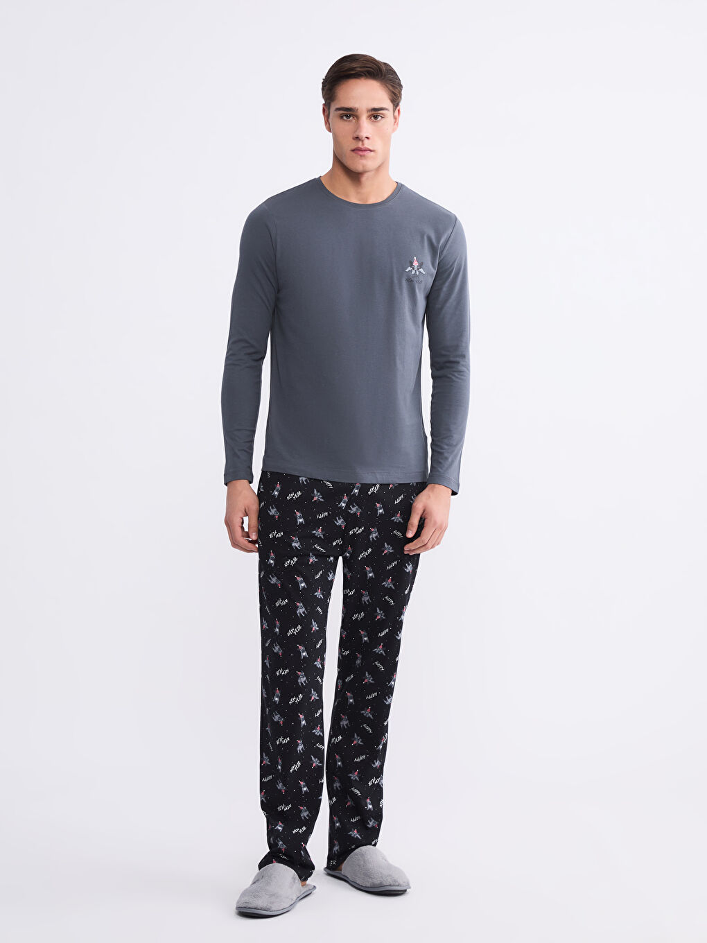 Regular Fit Men's Pyjama Set