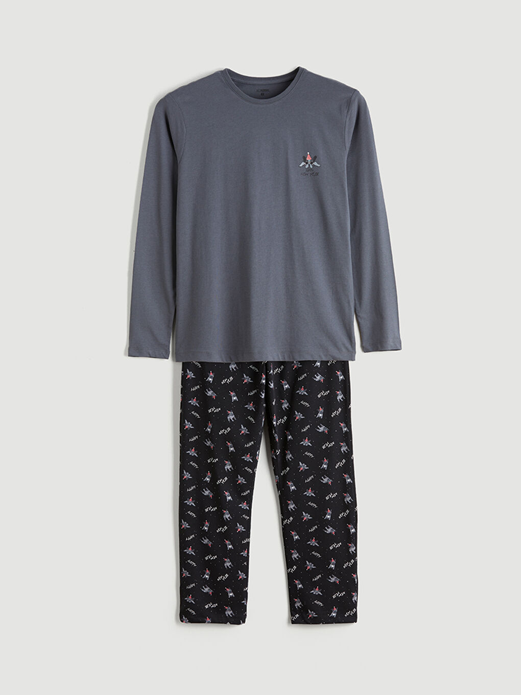 Regular Fit Men's Pyjama Set-5