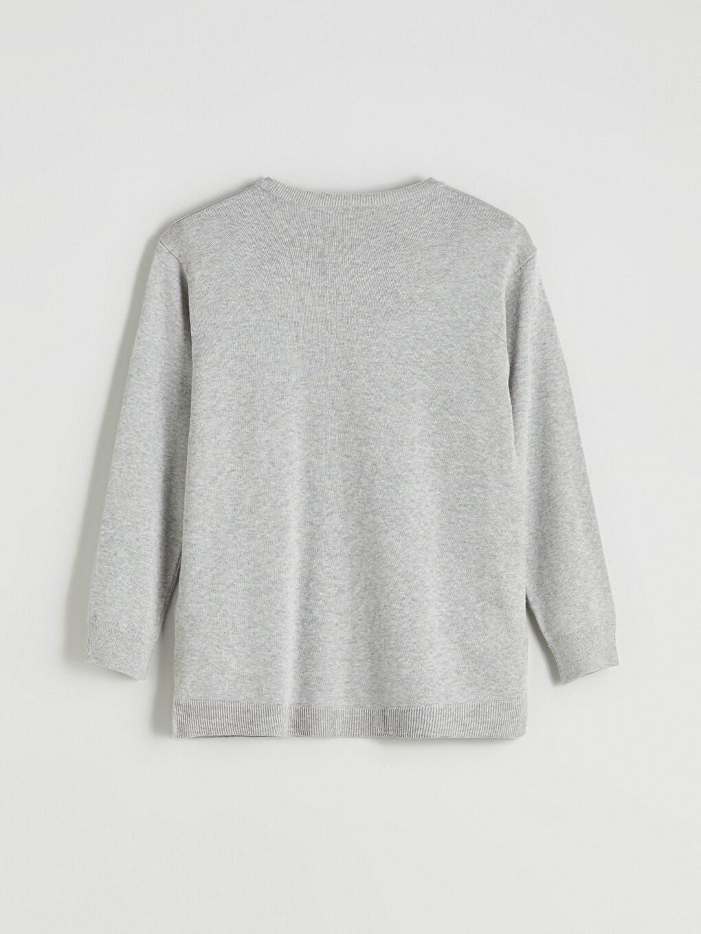 Crew Neck Rhinestone Embellished Women's Knit Sweater-1