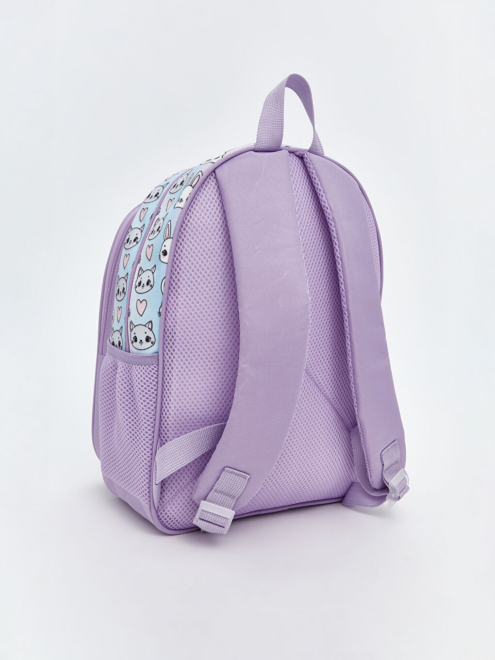 Lila Baskılı Kız Çocuk Okul Çantası-2
