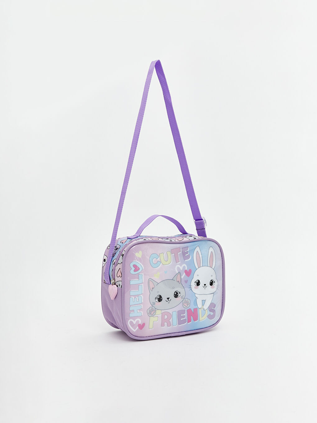 Tavşan Baskılı Kız Çocuk Beslenme Çantası-1