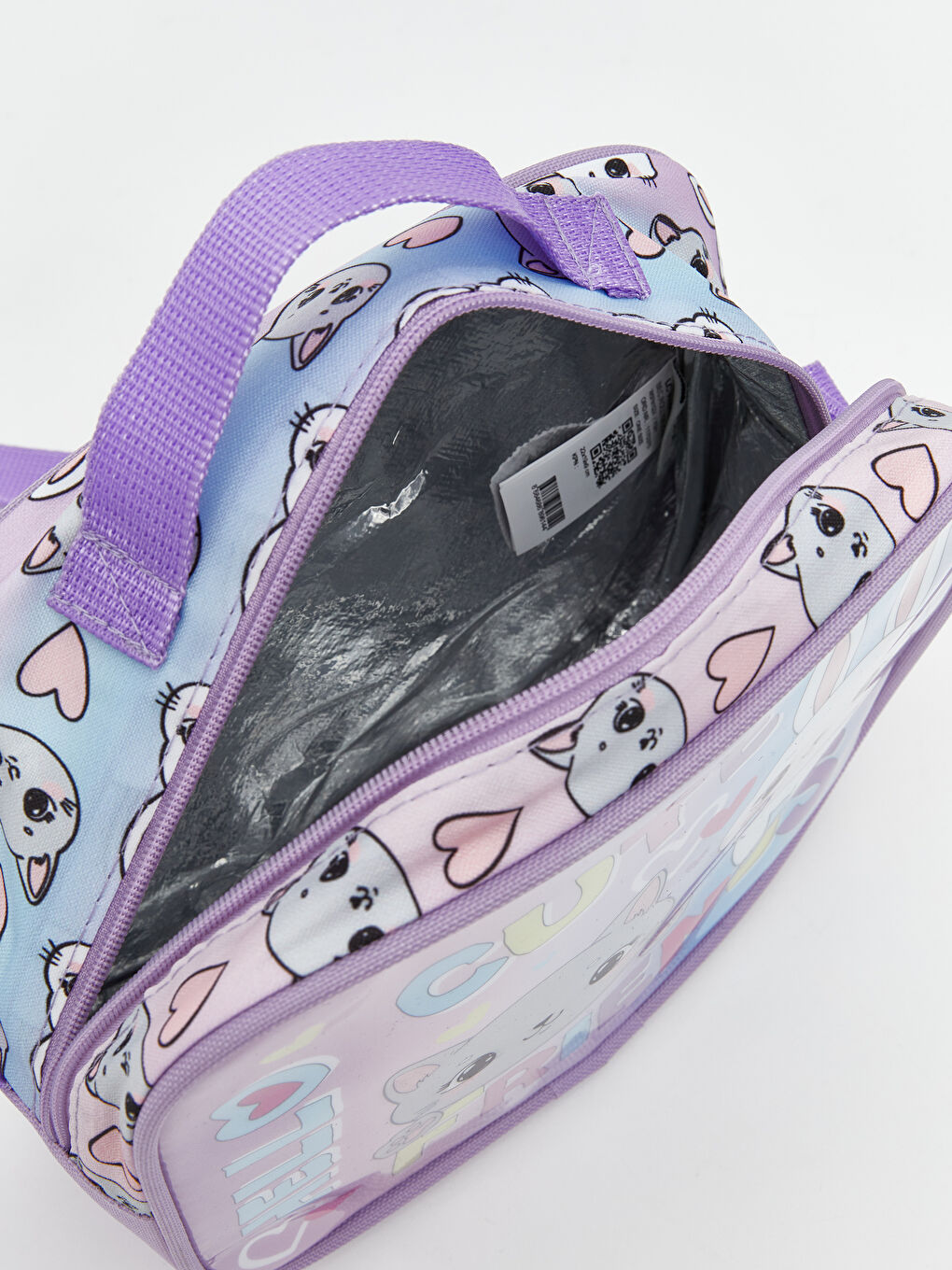 Tavşan Baskılı Kız Çocuk Beslenme Çantası-3