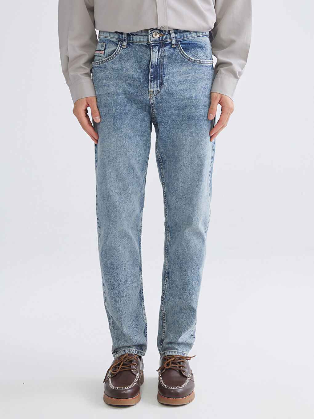 İndigo 710 Loose Fit Erkek Jean Pantolon-1