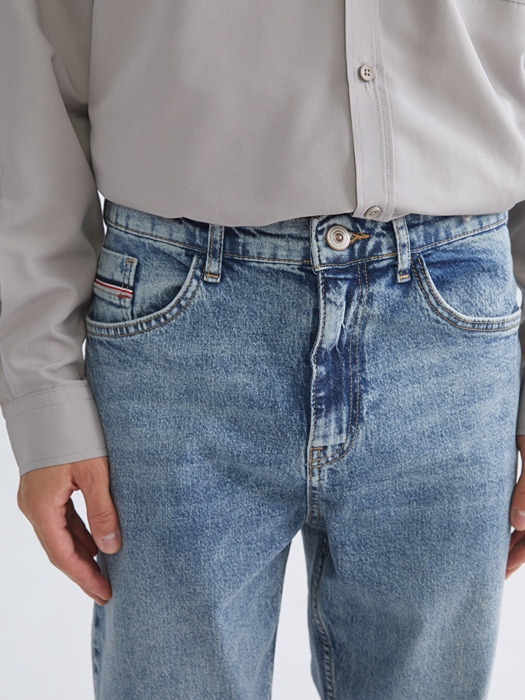 İndigo 710 Loose Fit Erkek Jean Pantolon-2