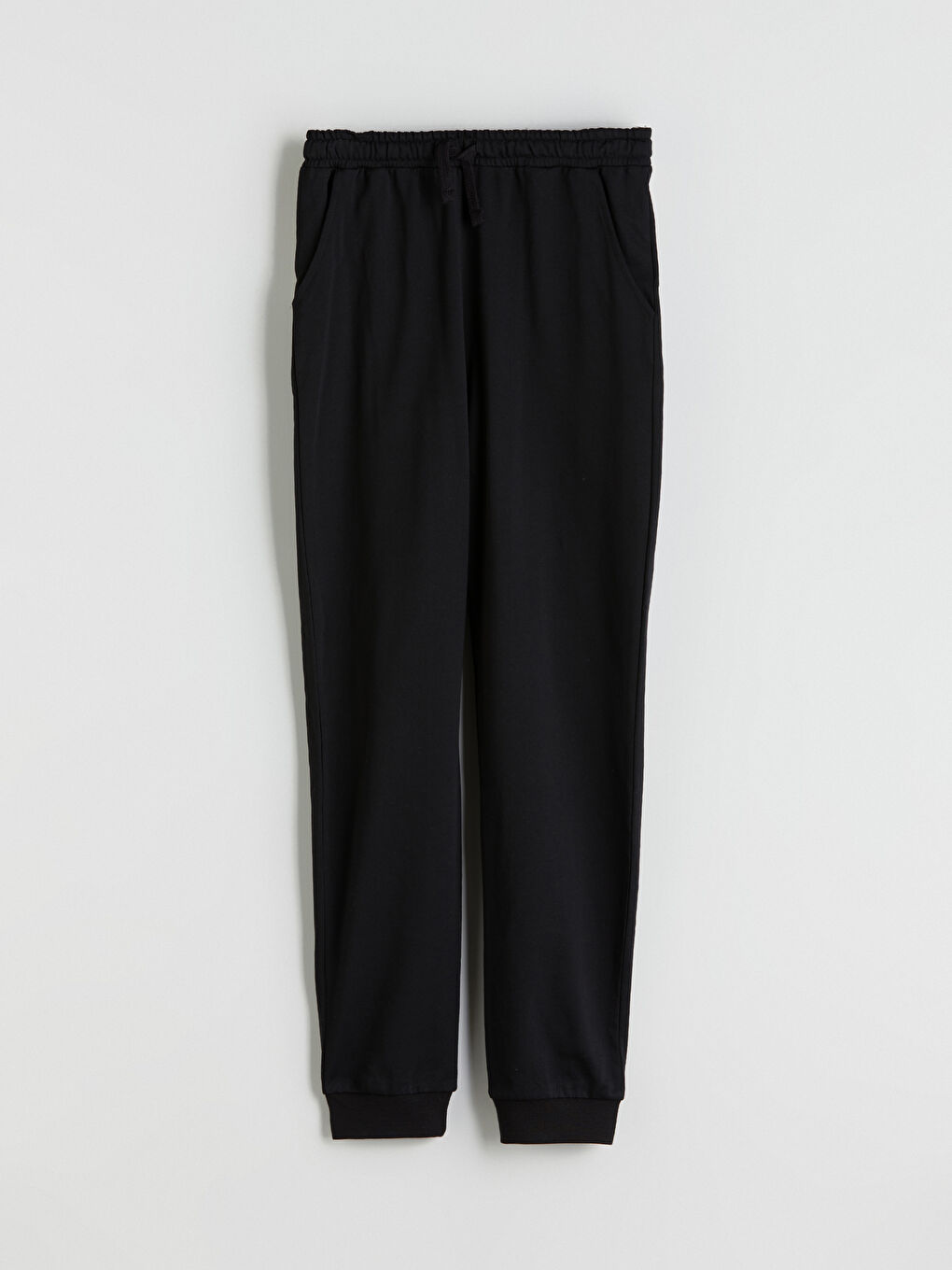 Siyah Beli Lastikli Erkek Çocuk Jogger Eşofman Altı