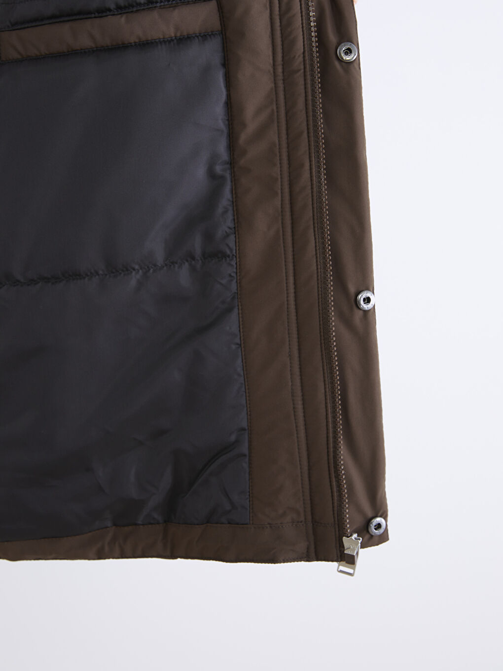 Relaxed Fit Hooded Men's Coat-3