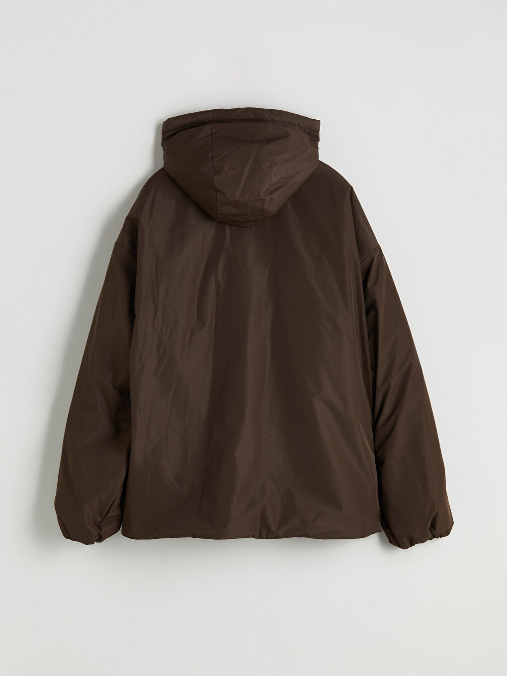 Relaxed Fit Hooded Men's Coat-7