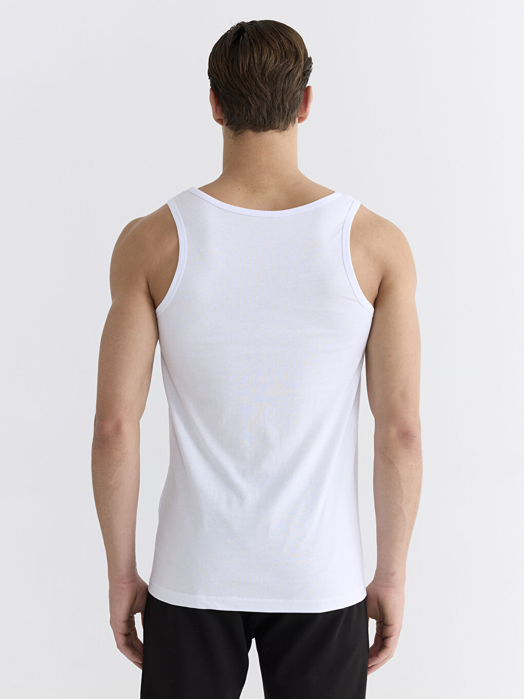 Maiou pentru Bărbați din Jerseu cu Guler în formă de U, Pachet de 3 bucăți-22