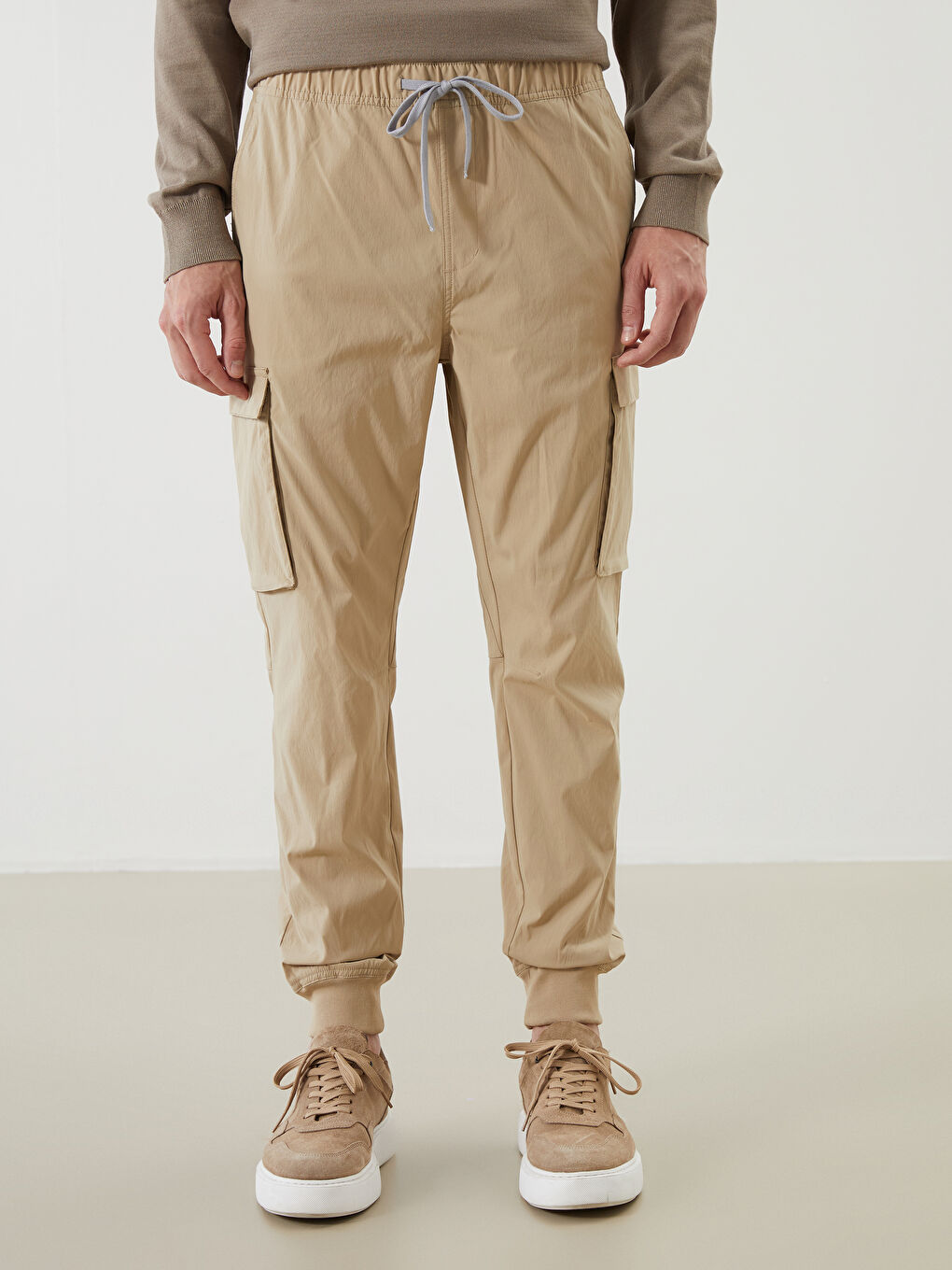 Slim Fit Men's Cargo Trousers-1