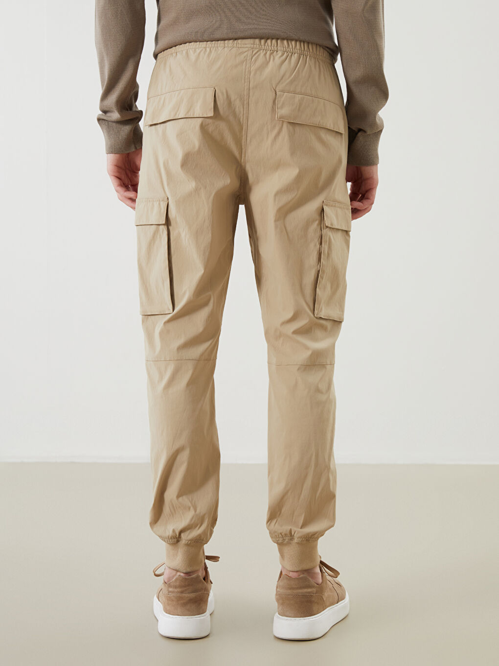 Slim Fit Men's Cargo Trousers-3