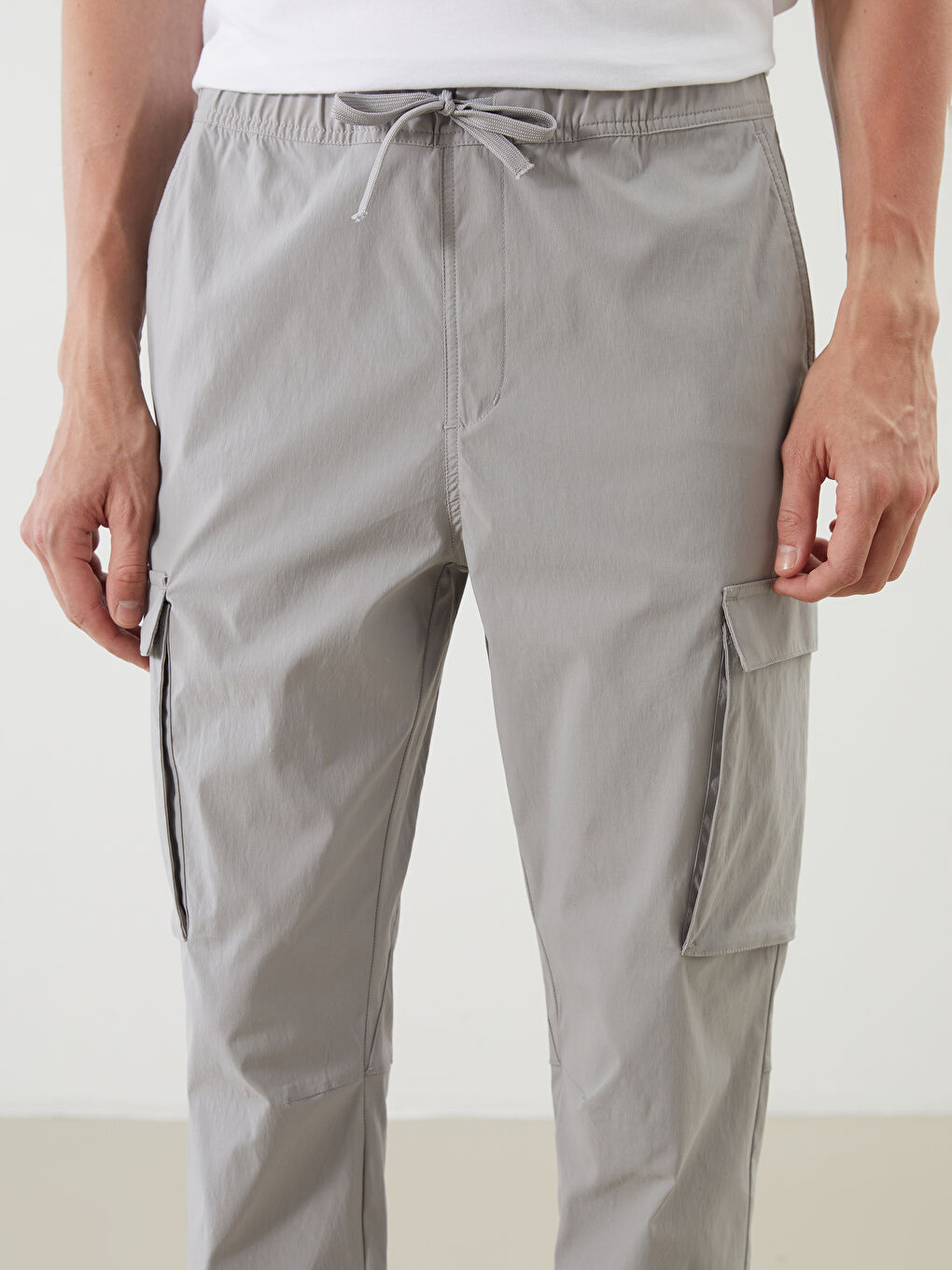 Man GREY Cargo Pants-2
