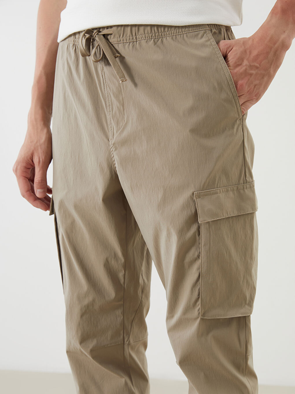 Slim Fit Men's Cargo Trousers-2