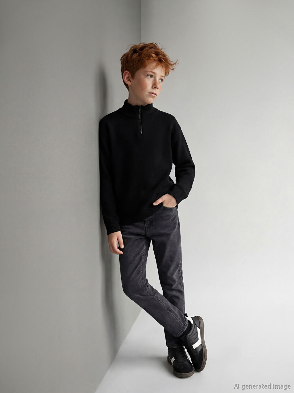 Djevojka CRNA Traperice