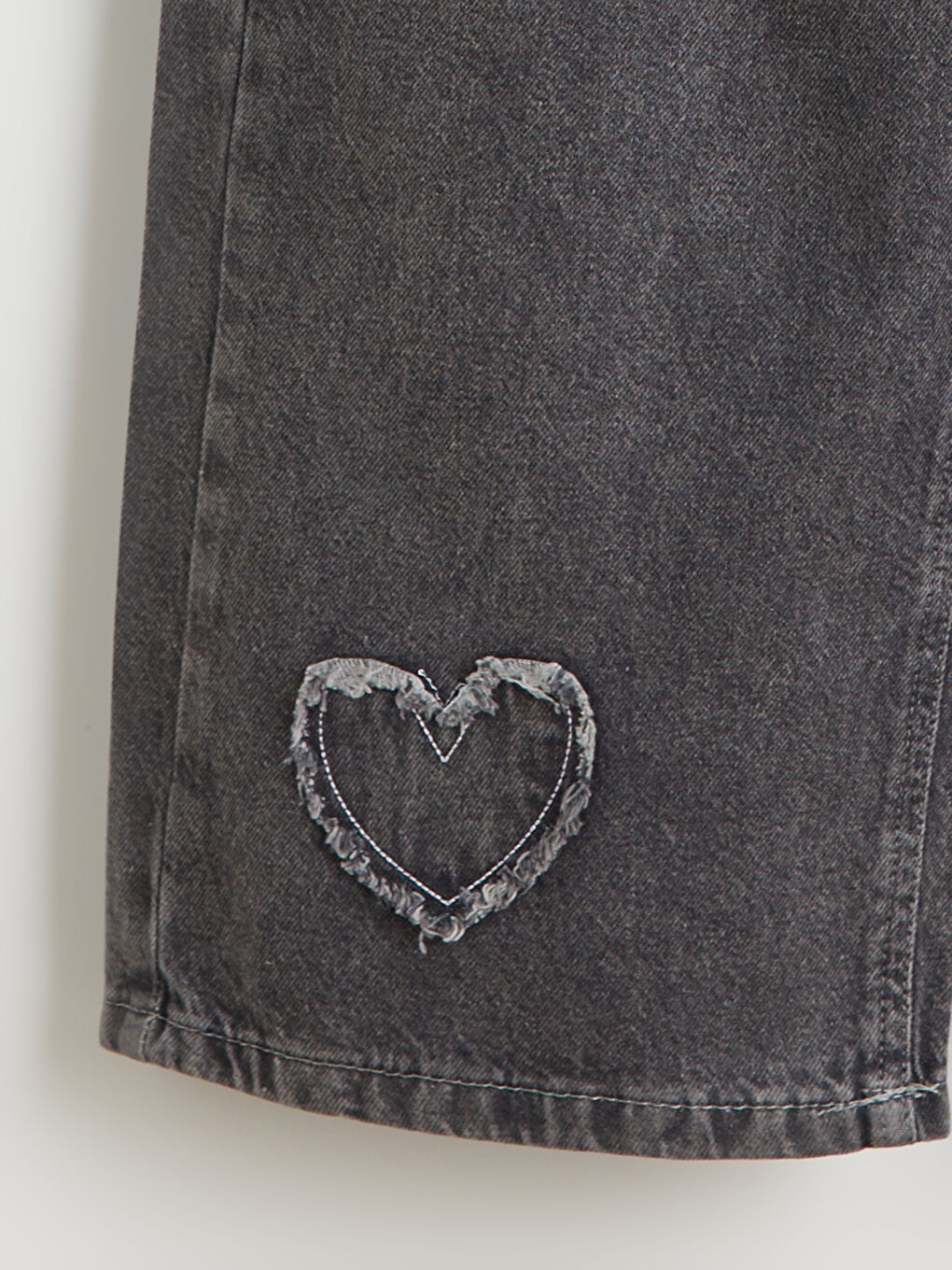 Karışık Wideleg Kız Çocuk Jean Pantolon-1