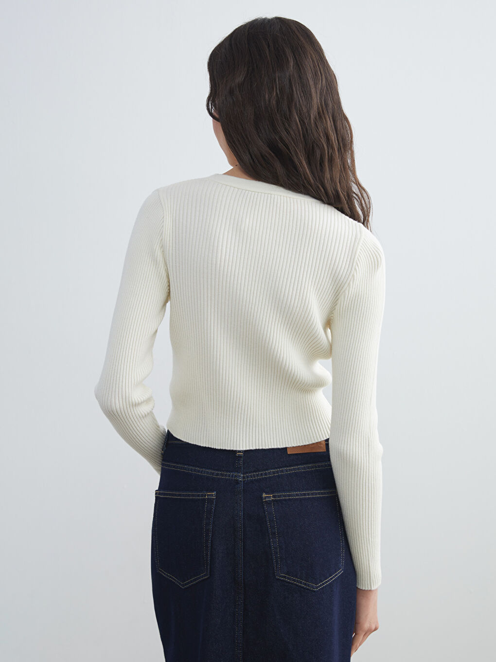 XSIDE Crew Neck Women's Knitwear Sweater -W5FN97Z8-YKU