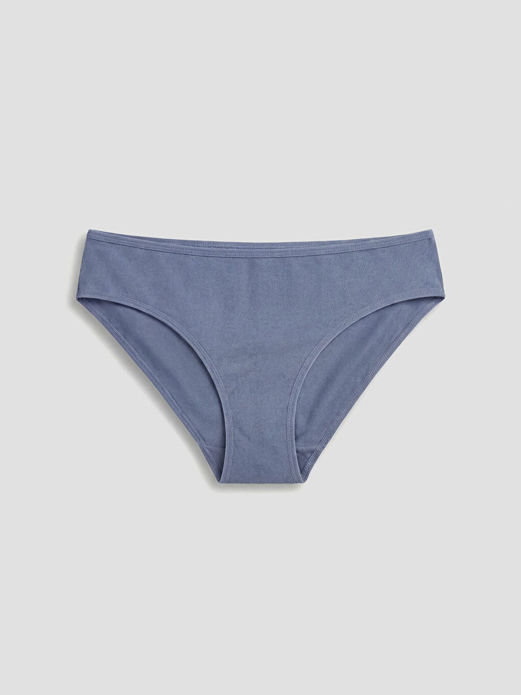 Mavi Düz Bikini Külot