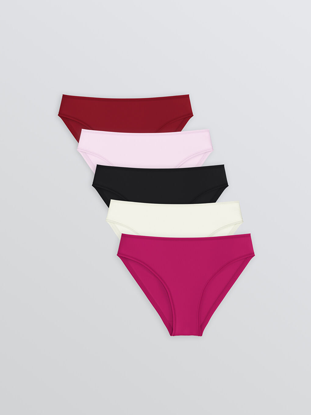 Plain Bikini Knickers 5 Pack