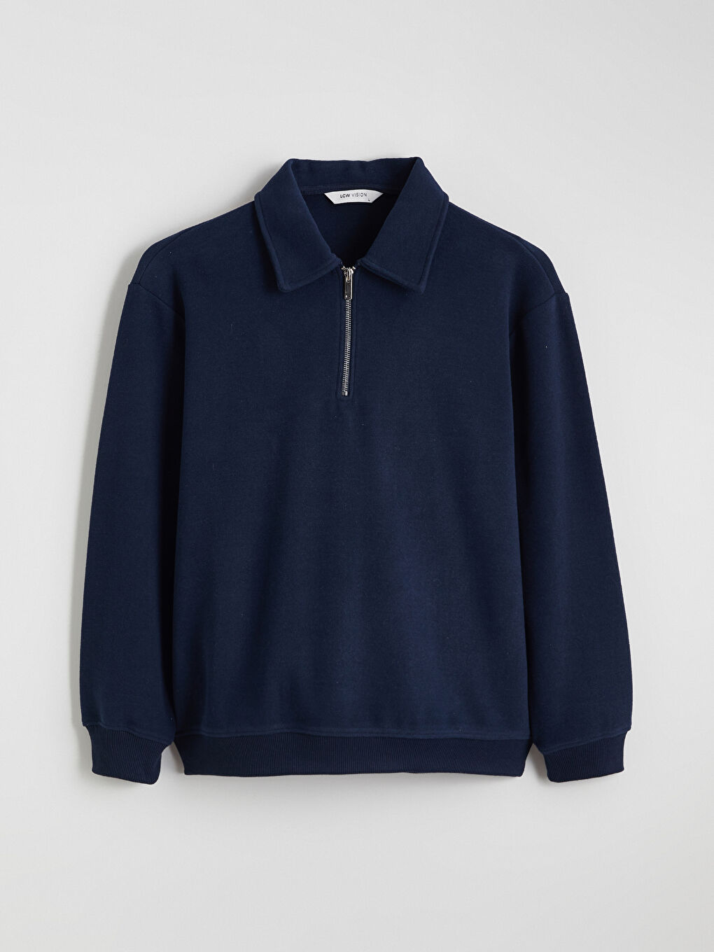 Polo Neck Men's Sweatshirt-4